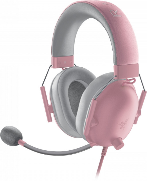 Razer Blackshark V2 X Gaming Headset, Rosa i gruppen COMPUTERTILBEHØR / GAMING / Headset hos TP E-commerce Nordic AB (C56126)