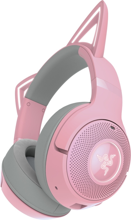 Razer Kraken Kitty V2 Bluetooth Gaming Headset, Rosa i gruppen COMPUTERTILBEHØR / GAMING / Headset hos TP E-commerce Nordic AB (C56139)