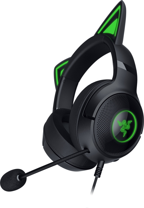 Razer Kraken Kitty V2 Gaming Headset, Svart i gruppen COMPUTERTILBEHØR / GAMING / Headset hos TP E-commerce Nordic AB (C56141)