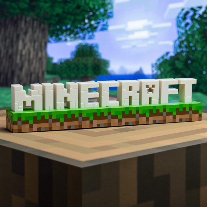 Paladone Minecraft Logo Light i gruppen LEGETØJ, BØRN & BABY / Børneværelse / Belysning til børn / Bordlamper hos TP E-commerce Nordic AB (C56154)