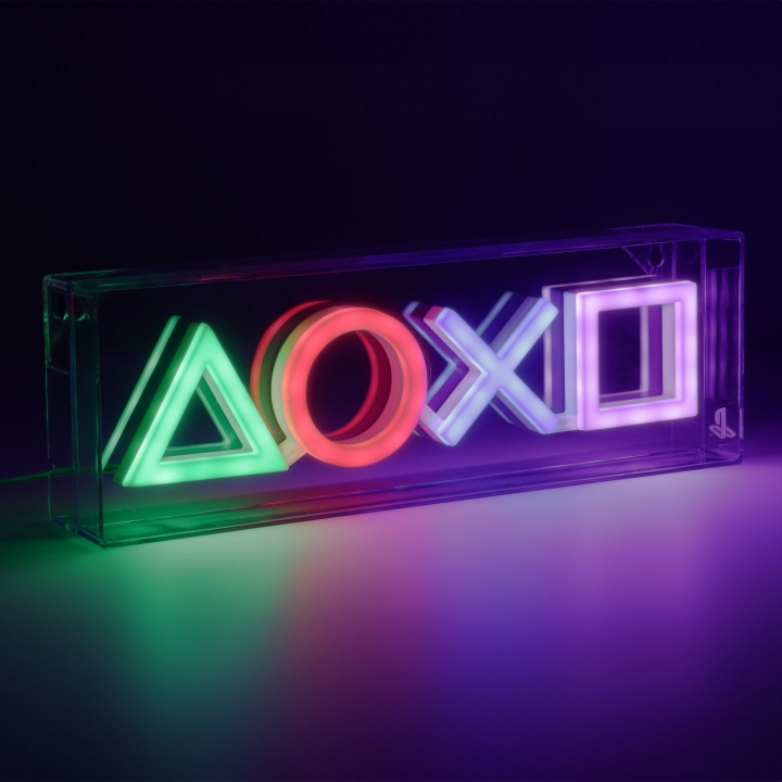 Paladone PlayStation LED Neon Light i gruppen COMPUTERTILBEHØR / GAMING / Gaming tilbehør hos TP E-commerce Nordic AB (C56159)