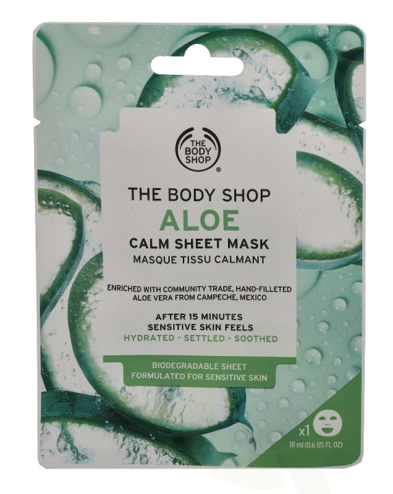 The Body Shop Sheet Mask 18 ml Calm - Aloe i gruppen SKØNHED & HELSE / Hudpleje / Ansigt / Masker hos TP E-commerce Nordic AB (C56335)