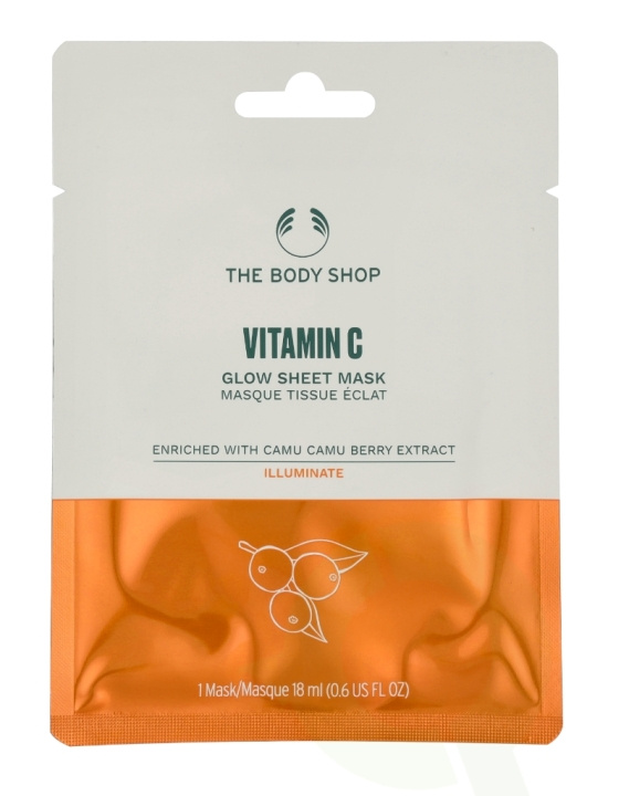The Body Shop Sheet Mask 18 ml Vitamin C Glow i gruppen SKØNHED & HELSE / Hudpleje / Ansigt / Masker hos TP E-commerce Nordic AB (C56338)