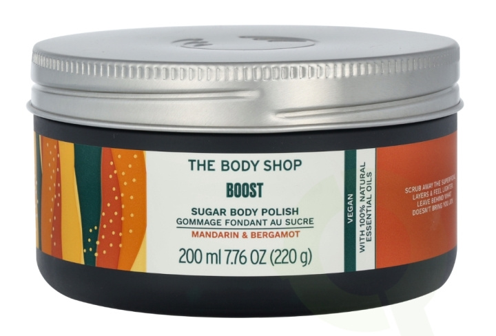 The Body Shop Boost Sugar Body Polish 200 ml Mandarin & Bergamot i gruppen SKØNHED & HELSE / Hudpleje / Ansigt / Scrub / Peeling hos TP E-commerce Nordic AB (C56357)