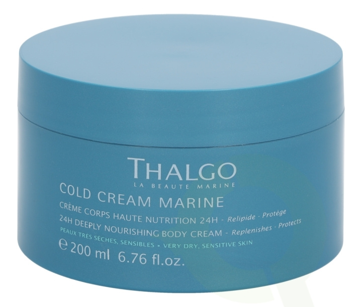 Thalgo Cold Cream Marine Deeply Nourishing Body Cream 200 ml 24H - Dry Sensitive Skin i gruppen SKØNHED & HELSE / Hudpleje / Kropspleje / Body lotion hos TP E-commerce Nordic AB (C56428)