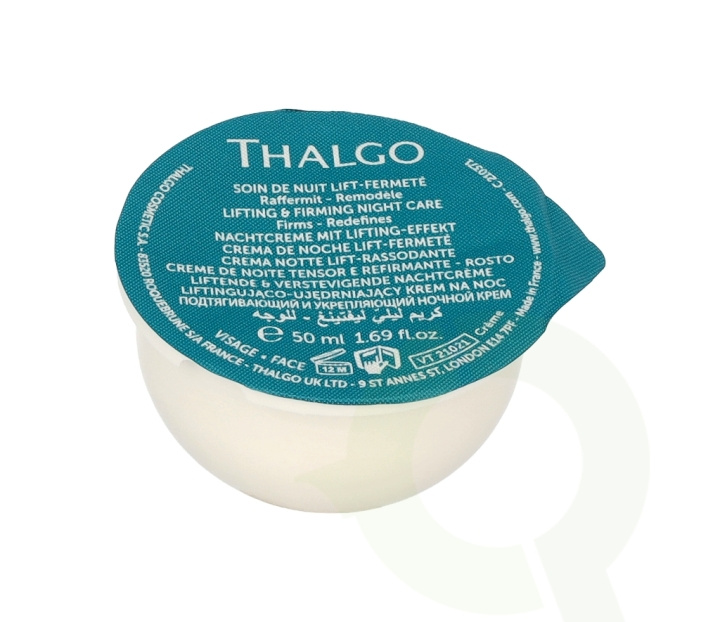 Thalgo Silicium Lifting & Firming Night Care - Refill 50 ml i gruppen SKØNHED & HELSE / Hudpleje / Ansigt / Ansigtscreme hos TP E-commerce Nordic AB (C56514)