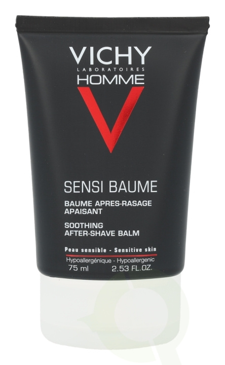 Vichy Homme Sensi Baume Soothing After Shave Balm 75 ml Sensitive Skin / Alcohol Free i gruppen SKØNHED & HELSE / Hår og styling / Barbering og trimning / Aftershave hos TP E-commerce Nordic AB (C56614)