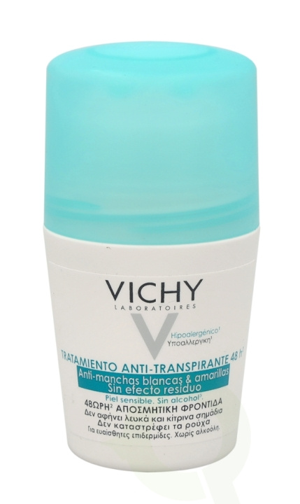 Vichy 48Hr Anti-Perspirant Roll-On 50 ml Sensitive Skin - Alcohol-Free i gruppen SKØNHED & HELSE / Duft & Parfume / Deodorant / Deo for hende hos TP E-commerce Nordic AB (C56616)