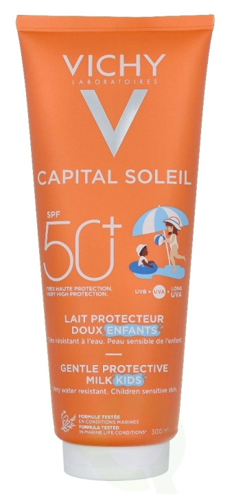 Vichy Ideal Soleil Kids Gentle Milk SPF50+ 300 ml i gruppen SKØNHED & HELSE / Hudpleje / Tanning / Solbeskyttelse hos TP E-commerce Nordic AB (C56638)