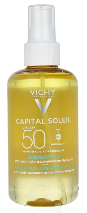 Vichy Capital Soleil Solar Protective Water SPF50 200 ml i gruppen SKØNHED & HELSE / Hudpleje / Tanning / Solbeskyttelse hos TP E-commerce Nordic AB (C56659)