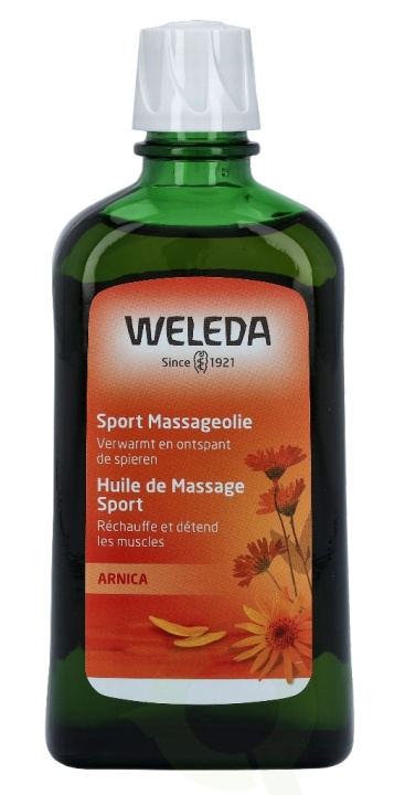 Weleda Arnica Massage Oil 200 ml All Skin Types i gruppen SKØNHED & HELSE / Hudpleje / Kropspleje / Kropsolie hos TP E-commerce Nordic AB (C56713)