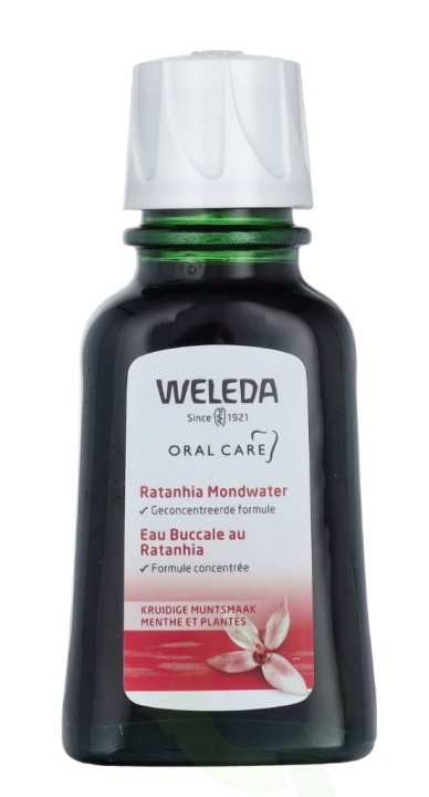 Weleda Ratanhia Mouthwash 50 ml i gruppen SKØNHED & HELSE / Oral pleje / Whitening produkter hos TP E-commerce Nordic AB (C56765)