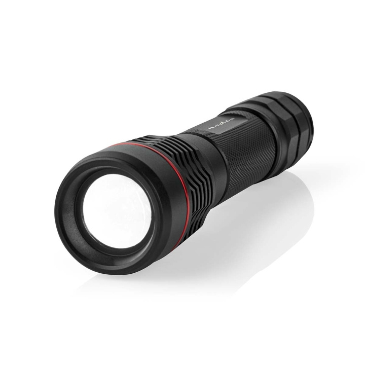 Nedis LED lygte | Batteri | 3.7 V DC | 10 W | N/A | Batterier medfølger | Opladningsbar | Nominel lysstrøm: 1000 lm | Lysområde: 200 m | Stråler Vinkel: 10 ° i gruppen SPORT, FRITID & HOBBY / Lommelygter og Pandelygter / Lommelygter hos TP E-commerce Nordic AB (C57027)