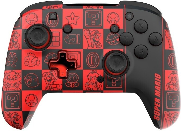 PDP Gaming Rematch Glow Wireless Controller - trådlös spelkontroll, Super Icon, Switch billede