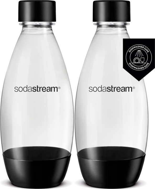 Sodastream DWS Fuse dricksflaska, svart, 2 st i gruppen HJEM, HUS & HAVE / Husholdningsapparater / Vand & Juice / Kulsyremaskiner / Tilbehør hos TP E-commerce Nordic AB (C57319)
