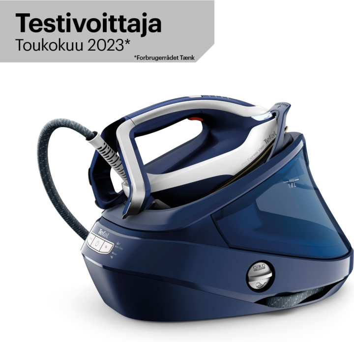 TEFAL Pro Express Vision GV9812E0 steam Blå/vit i gruppen SPORT, FRITID & HOBBY / Hobby / Dampmaskiner / Damp motorer hos TP E-commerce Nordic AB (C57457D)