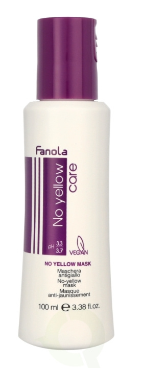 Fanola No Yellow Hair Mask 100 ml i gruppen SKØNHED & HELSE / Hår og styling / Hårpleje / Hårmaske hos TP E-commerce Nordic AB (C57535)