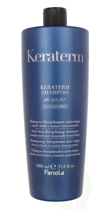 Fanola Keraterm Hair Ritual Anti-Frizz Shampoo 1000 ml SLA / SLES Free i gruppen SKØNHED & HELSE / Hår og styling / Hårpleje / Shampoo hos TP E-commerce Nordic AB (C57536)