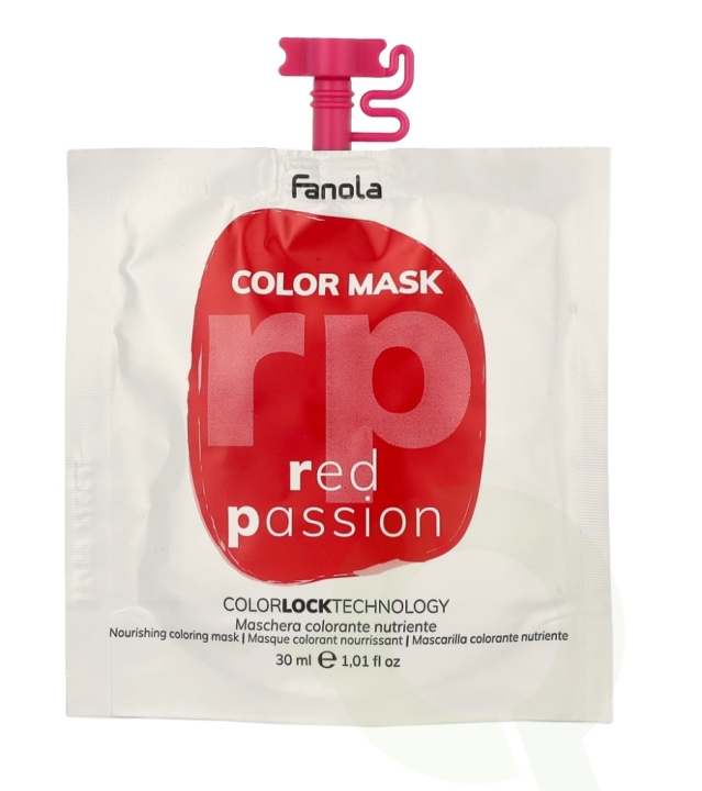 Fanola Color Mask 30 ml Red Passion i gruppen SKØNHED & HELSE / Hudpleje / Ansigt / Masker hos TP E-commerce Nordic AB (C57558)