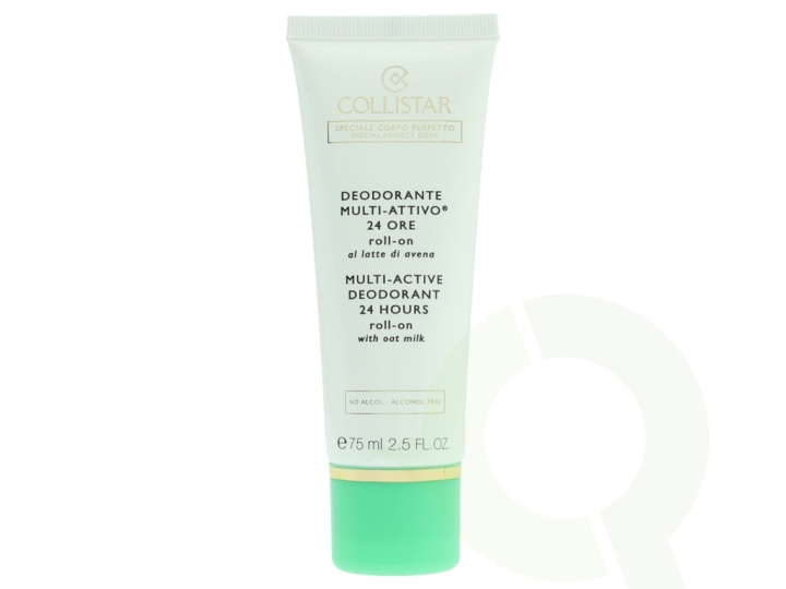 Collistar Multi-Active Deo 24H Roll On 75 ml Alcohol Free - With Oat Milk i gruppen SKØNHED & HELSE / Duft & Parfume / Deodorant / Deo for hende hos TP E-commerce Nordic AB (C57581)