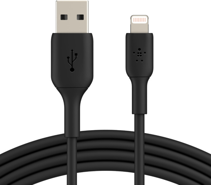 Belkin BOOST CHARGE™ Lightning - USB-A-kabel, 1m, svart i gruppen SMARTPHONES & TABLETS / Opladere og kabler / Kabler / Kabler Lightning hos TP E-commerce Nordic AB (C57661)