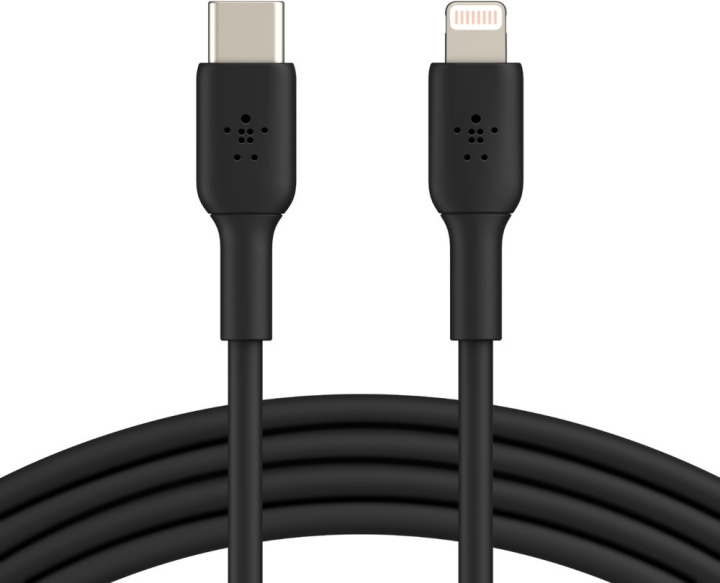 Belkin BOOST CHARGE™ Lightning - USB-C-kabel, 1m, svart i gruppen SMARTPHONES & TABLETS / Opladere og kabler / Kabler / Kabler Lightning hos TP E-commerce Nordic AB (C57666)