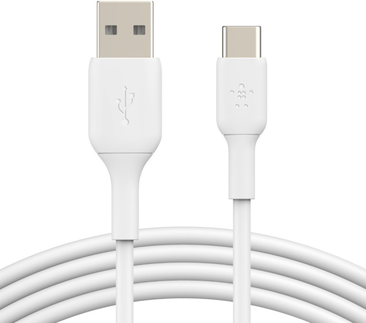 Belkin BOOST CHARGE™ USB-A - USB-C-kabel, 0,15 m, vit i gruppen COMPUTERTILBEHØR / Kabler og adaptere / USB / USB-C hos TP E-commerce Nordic AB (C57671)