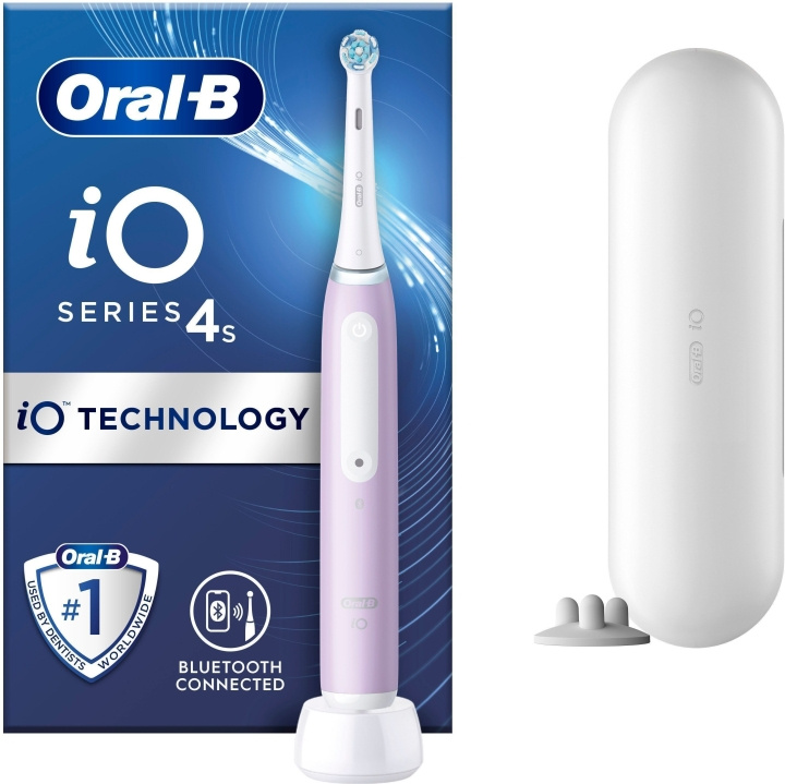 Oral B iO Series 4s - eltandborste, lavendel i gruppen SKØNHED & HELSE / Oral pleje / Elektriske tandbørster hos TP E-commerce Nordic AB (C57760)