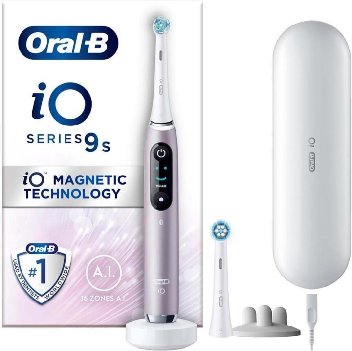 Oral B iO Series 9 - elektrisk tandborste, ros i gruppen SKØNHED & HELSE / Oral pleje / Elektriske tandbørster hos TP E-commerce Nordic AB (C57804)