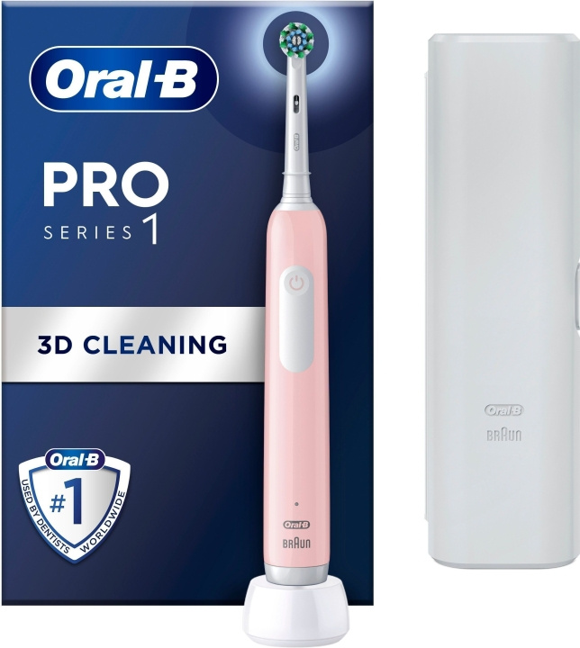 Oral B Pro Series 1 - elektrisk tandborste, rosa i gruppen SKØNHED & HELSE / Oral pleje / Elektriske tandbørster hos TP E-commerce Nordic AB (C57820)