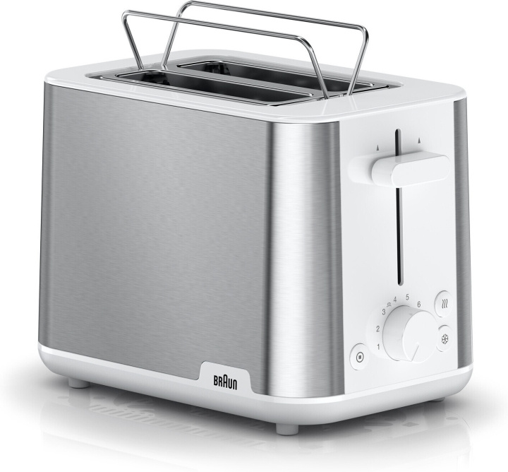 Braun HT1510WH PurShine brödrost i gruppen HJEM, HUS & HAVE / Husholdningsapparater / Brødristere & Sandwich Makers / Brødristere hos TP E-commerce Nordic AB (C57834)