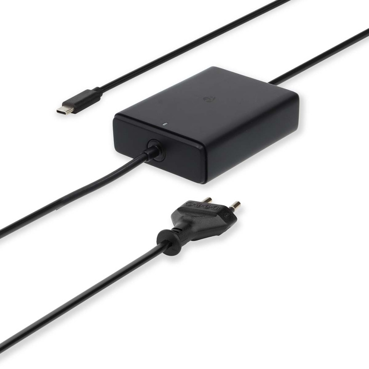 Nedis notebook-adapter | GaN | 45 W | 5 / 9 / 12 / 15 / 20 V DC | 2.25 / 2.33 / 2.92 / 3.0 A | Brugt til: Notebook / Smartphone / Tablet | Euro / Type-C (CEE 7/16) i gruppen COMPUTERTILBEHØR / Bærbare computere og tilbehør / Oplader / Opladere til laptops / Universal hos TP E-commerce Nordic AB (C57890)