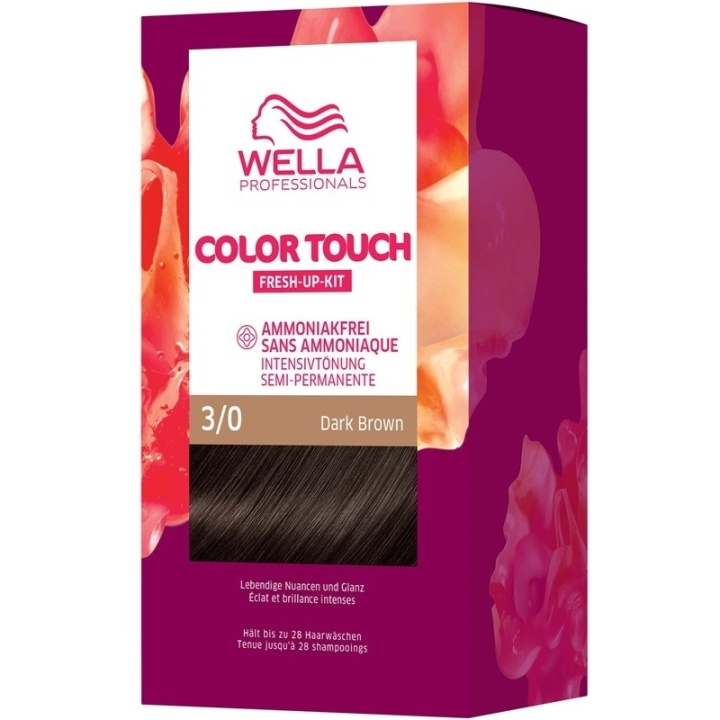 Wella Color Touch Pure Naturals 3/0 Dark Brown i gruppen SKØNHED & HELSE / Hår og styling / Hårpleje / Hårfarve / Hårfarve & Farve bombe hos TP E-commerce Nordic AB (C57923)