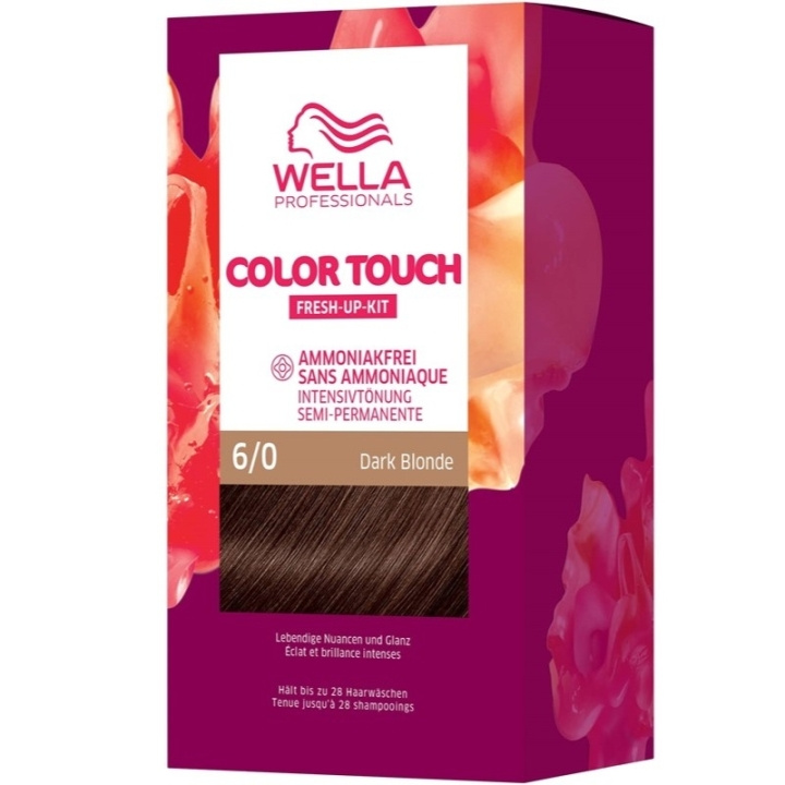 Wella Color Touch Pure Naturals 6/0 Dark Blonde i gruppen SKØNHED & HELSE / Hår og styling / Hårpleje / Hårfarve / Hårfarve & Farve bombe hos TP E-commerce Nordic AB (C57929)