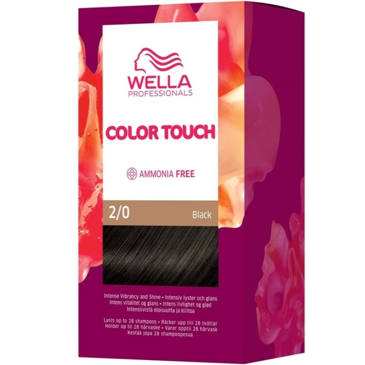 Wella Color Touch Pure Naturals 2/0 Black i gruppen SKØNHED & HELSE / Hår og styling / Hårpleje / Hårfarve / Hårfarve & Farve bombe hos TP E-commerce Nordic AB (C57930)