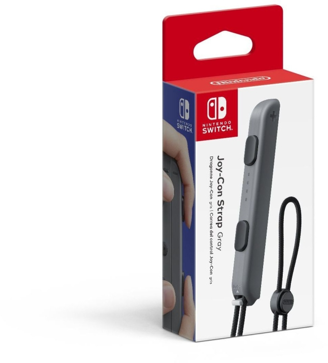 Nintendo Joy-Con Strap, grå, Switch i gruppen HJEMMEELEKTRONIK / Spilkonsoller og tilbehør / Nintendo Switch / Tilbehør hos TP E-commerce Nordic AB (C57950)