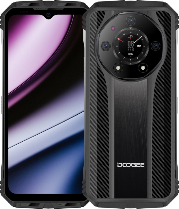 Doogee S110 telefon, 256/12 GB, svart i gruppen SMARTPHONES & TABLETS / Mobiltelefoner & smartphones hos TP E-commerce Nordic AB (C58044)