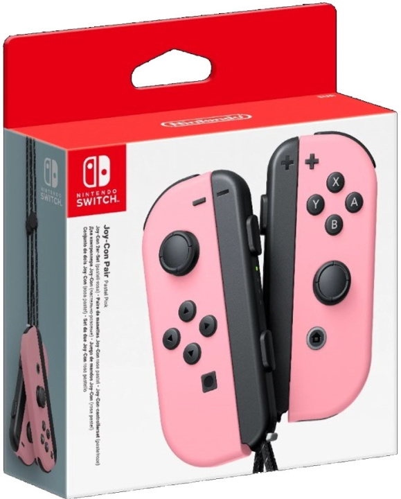 Nintendo Joy-Con Pair, pastellrosa, Switch i gruppen HJEMMEELEKTRONIK / Spilkonsoller og tilbehør / Nintendo Switch / Tilbehør hos TP E-commerce Nordic AB (C58076)