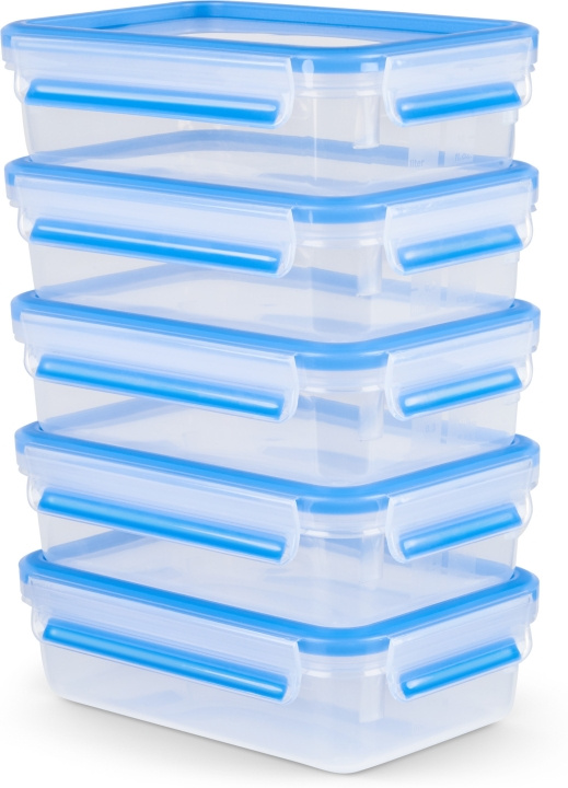Tefal MasterSeal MealPrep förvaringsbehållare, 5 x 0,8 L i gruppen HJEM, HUS & HAVE / Køkkenredskaber / Madkasser & Madbeholder hos TP E-commerce Nordic AB (C58174)