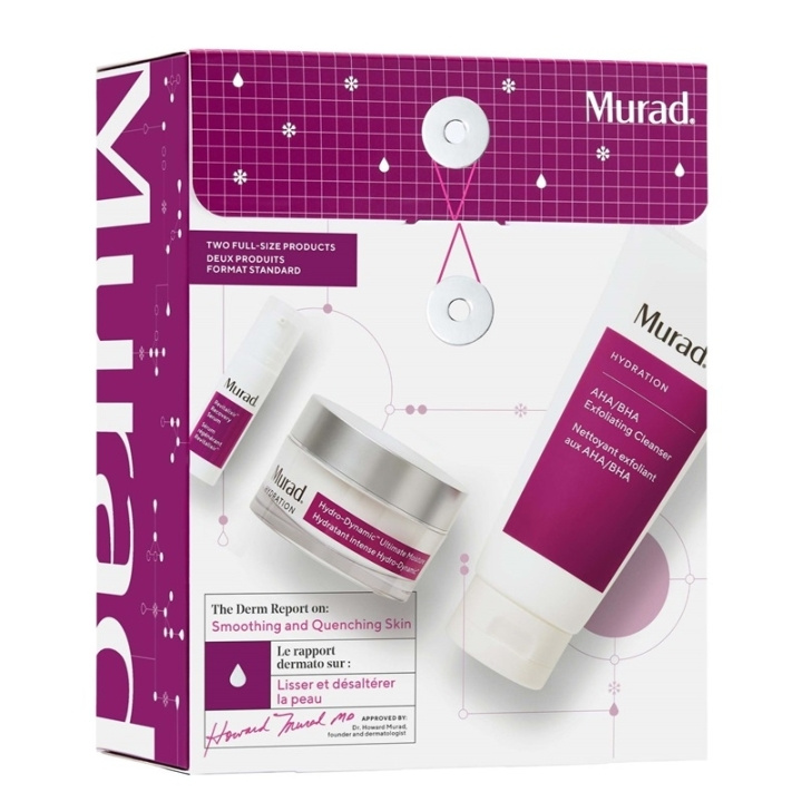 Murad Giftset Murad The Derm Report Smoothing + Quenching Skin i gruppen SKØNHED & HELSE / Gaveæske / Gaveæske til hende hos TP E-commerce Nordic AB (C58307)