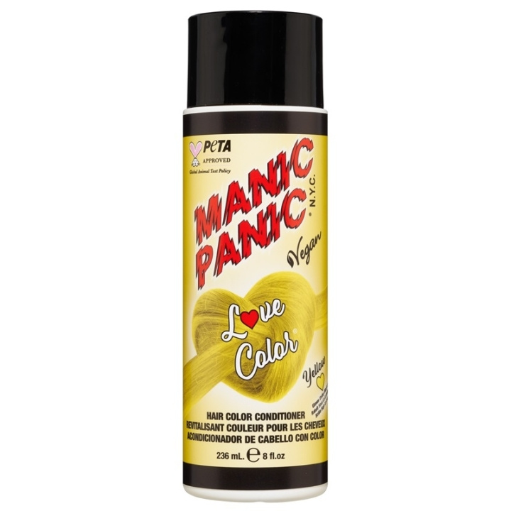 Manic Panic Love Color® Hair Color Depositing Conditioner Yellow Heart 236ml i gruppen SKØNHED & HELSE / Hår og styling / Hårpleje / Balsam hos TP E-commerce Nordic AB (C58353)