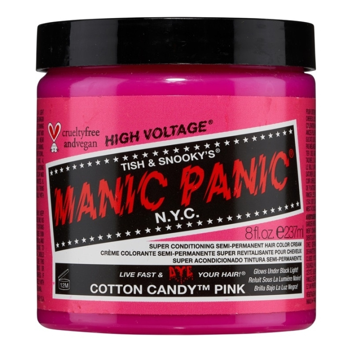 Manic Panic Cotton Candy Pink Classic Creme 237ml i gruppen SKØNHED & HELSE / Hår og styling / Hårpleje / Hårfarve / Hårfarve & Farve bombe hos TP E-commerce Nordic AB (C58354)