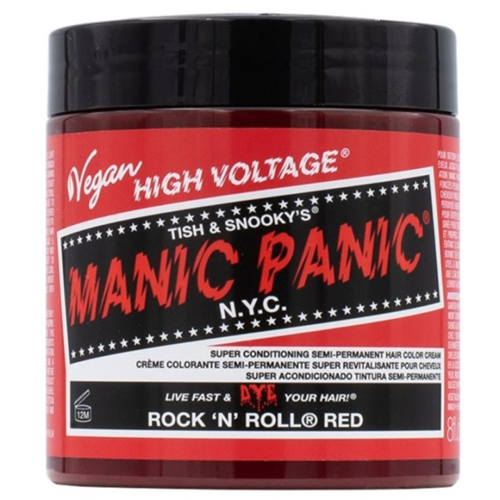 Manic Panic Rock N Roll Red Classic Creme 237ml i gruppen SKØNHED & HELSE / Hår og styling / Hårpleje / Hårfarve / Hårfarve & Farve bombe hos TP E-commerce Nordic AB (C58358)