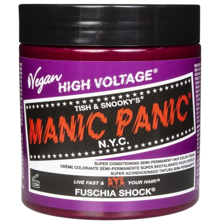 Manic Panic Fuschia Shock Classic Creme 237ml i gruppen SKØNHED & HELSE / Hår og styling / Hårpleje / Hårfarve / Hårfarve & Farve bombe hos TP E-commerce Nordic AB (C58359)