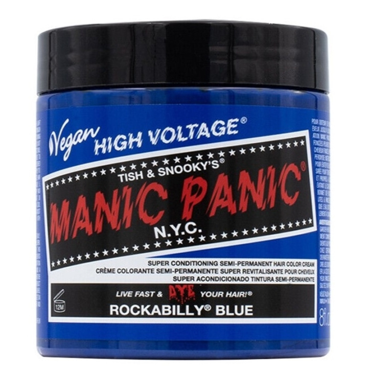 Manic Panic Rockabilly Blue Classic Creme 237ml i gruppen SKØNHED & HELSE / Hår og styling / Hårpleje / Hårfarve / Hårfarve & Farve bombe hos TP E-commerce Nordic AB (C58361)