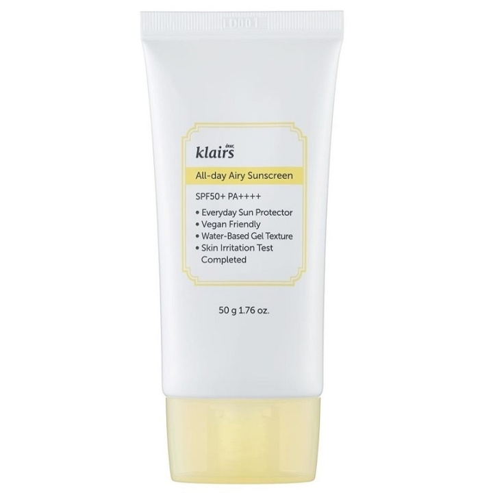 Klairs All-day Airy Sunscreen SPF50 50ml i gruppen SKØNHED & HELSE / Hudpleje / Tanning / Solbeskyttelse hos TP E-commerce Nordic AB (C58391)