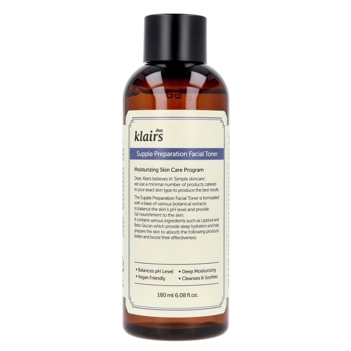 Klairs Supple Preparation Facial Toner 180ml i gruppen SKØNHED & HELSE / Hudpleje / Ansigt / Rengøring hos TP E-commerce Nordic AB (C58409)