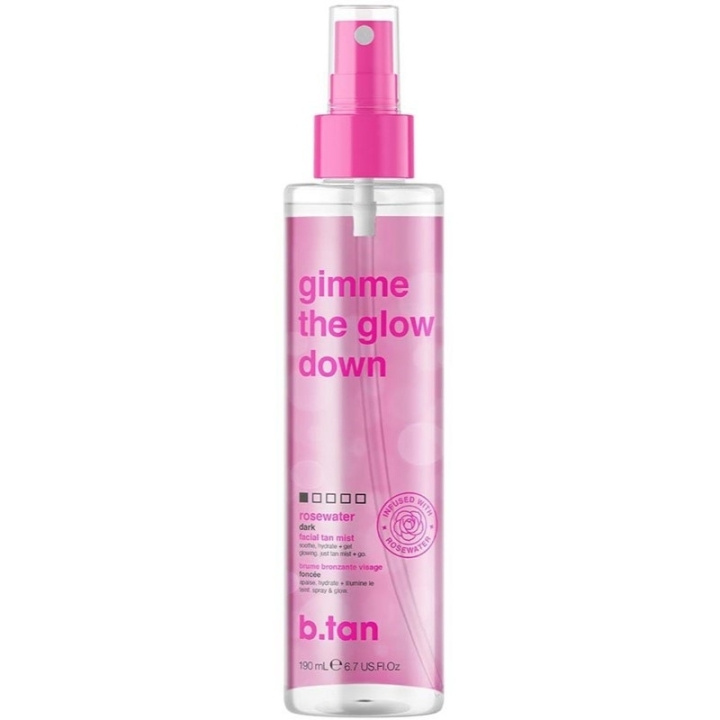 b.tan Gimme The Glow Down Facial Tan Mist 190ml i gruppen SKØNHED & HELSE / Hudpleje / Tanning / Brun uden sol hos TP E-commerce Nordic AB (C58418)