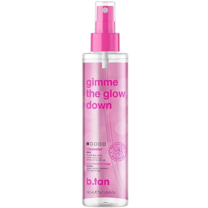 b.tan Gimme The Glow Down Facial Tan Mist 190ml i gruppen SKØNHED & HELSE / Hudpleje / Tanning / Brun uden sol hos TP E-commerce Nordic AB (C58418)