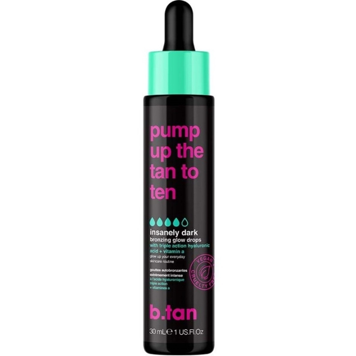 b.tan Pump Up The Tan To Ten Bronzing Glow Drops 30ml i gruppen SKØNHED & HELSE / Hudpleje / Tanning / Brun uden sol hos TP E-commerce Nordic AB (C58419)